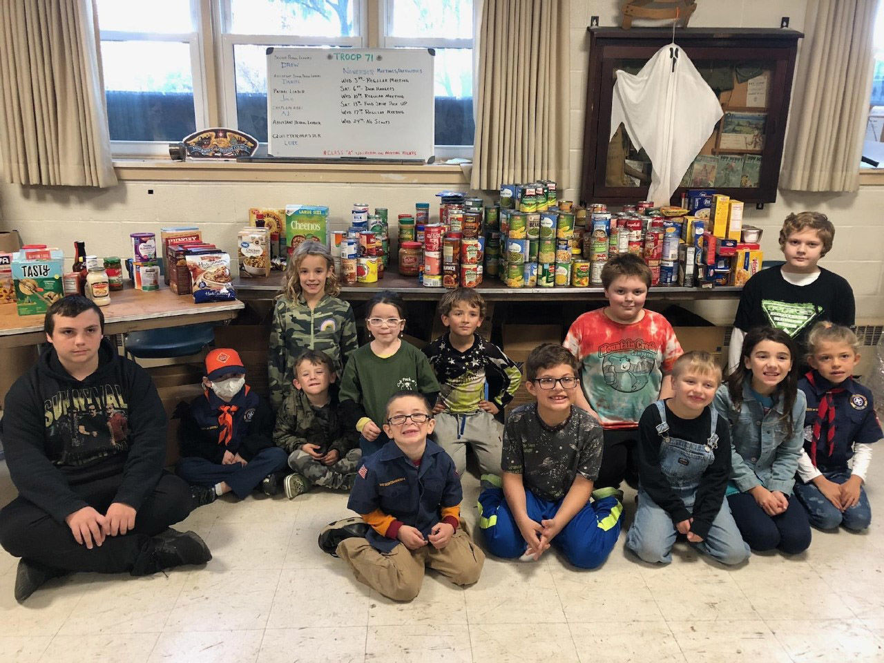 Arendtsville, Biglerville Scouts gather food items for Upper Adams’ pantry